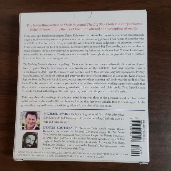 Audiobook The Undoing Project: A Friendship that Changed Our Minds Michael Lewis - Picture 3 of 10